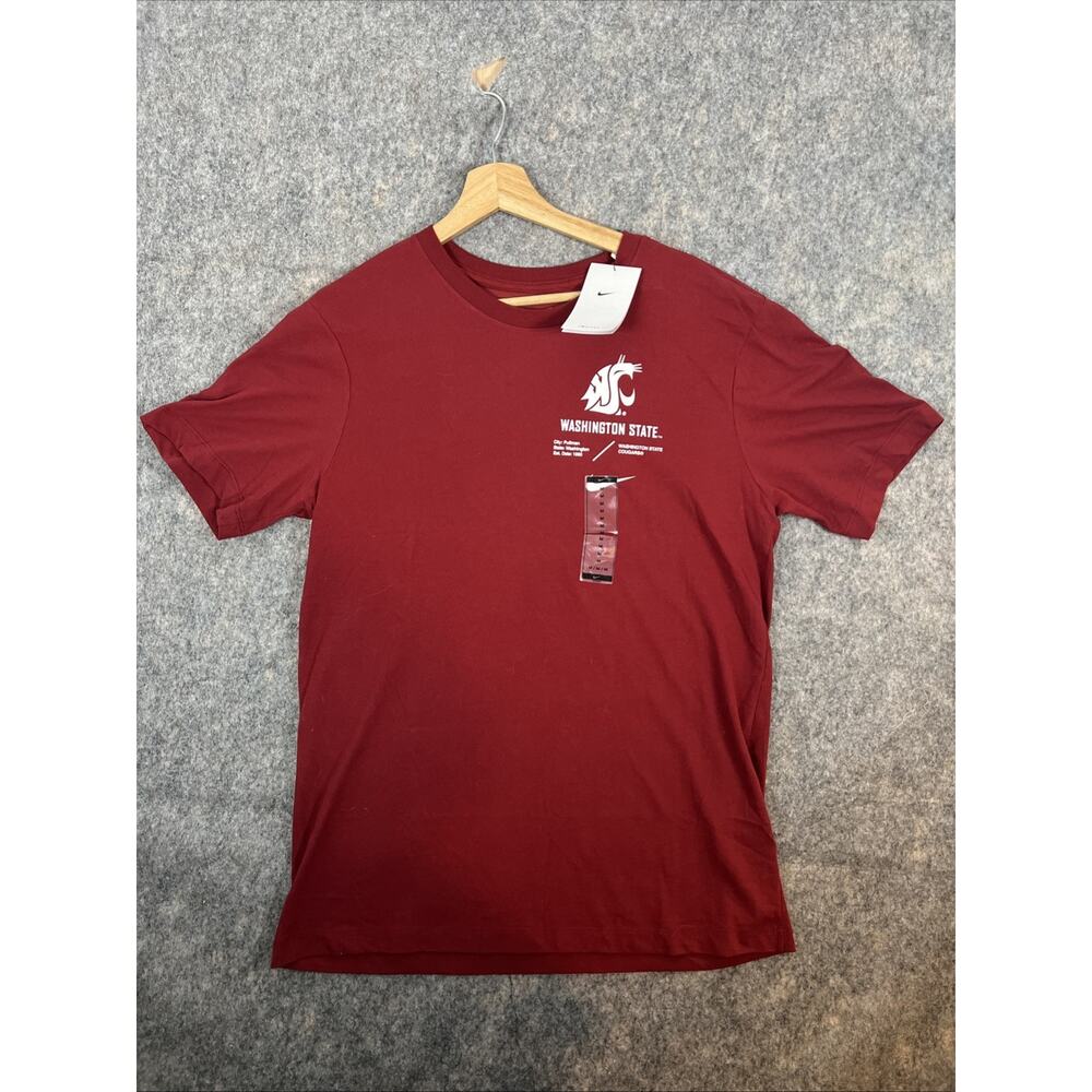 Washington State Cougars Football “City Of Pullman” Nike Shirt Mens Medium NEW